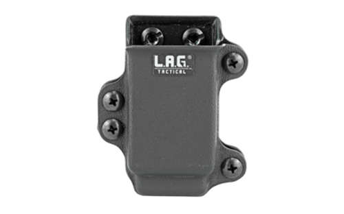 Holsters L.A.G. Tactical Inc. Single Pistol Magazine Carrier LAG SPMC MAG CARRIER 45 FULL BLK